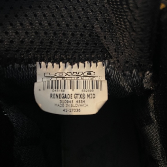 Lowa Renegade GTX Mid Mens Hiking Boots - Picture 10 of 12